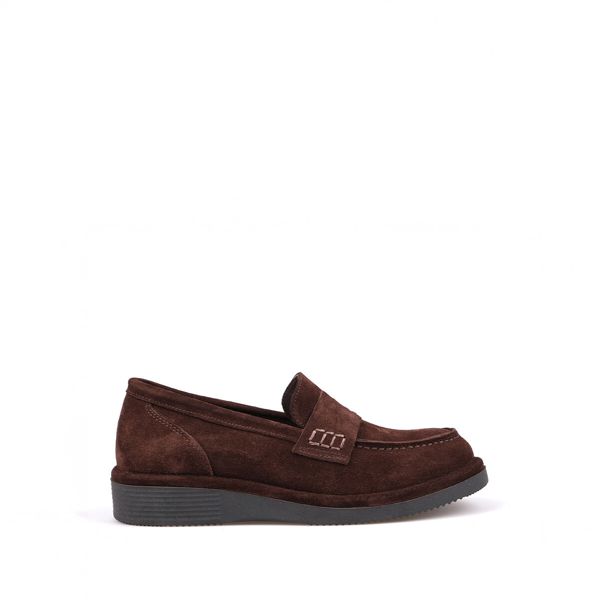 25-515 Kahve Süet Deck Loafer Ayakkabı