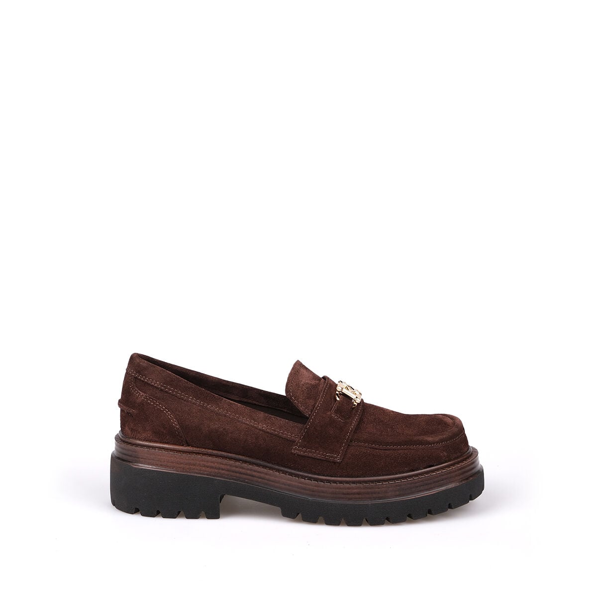 3306 Tokalı Deck Kahve Süet Loafer Ayakkabı