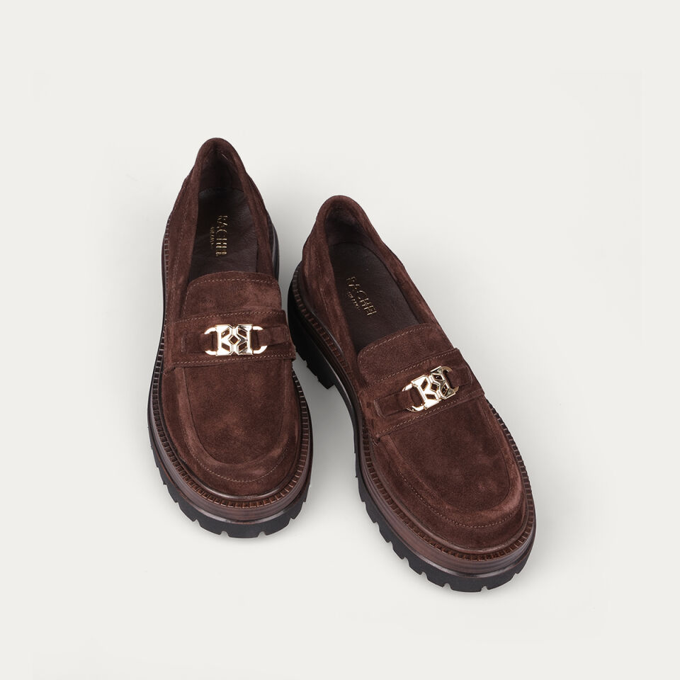 3306 Tokalı Deck Kahve Süet Loafer Ayakkabı